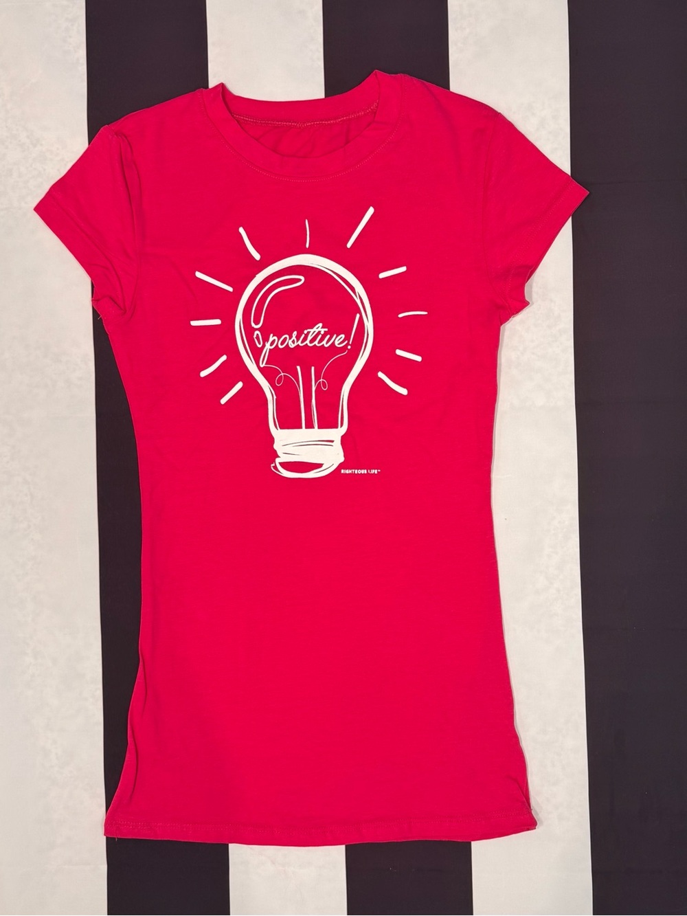 Splash Hot Pink Tee with White Logo